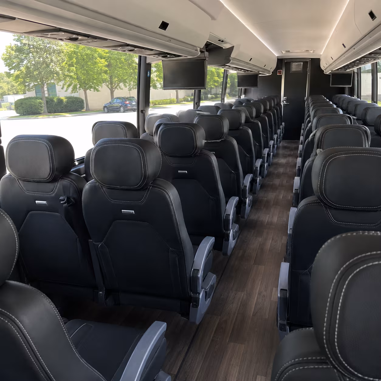 delray beach government military charter bus services