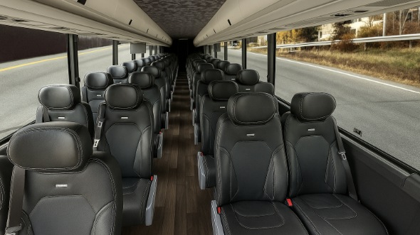 Interior of Charter Bus Company Lake Worth Beach's 20 Passenger Mini bus in Lake Worth Beach