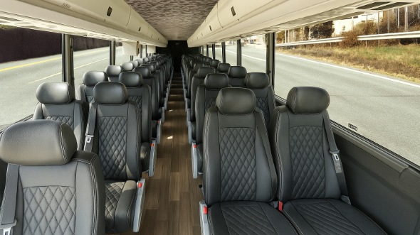 jupiter 18 passenger minibus inside