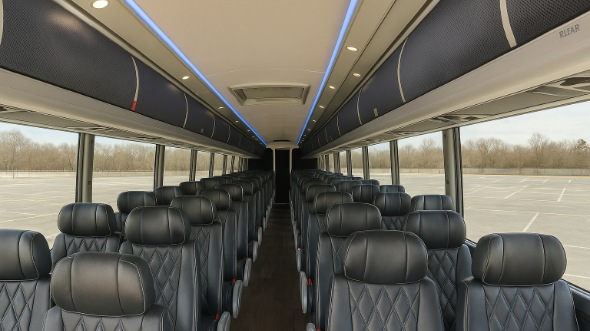 jupiter 54 passenger charter bus inside