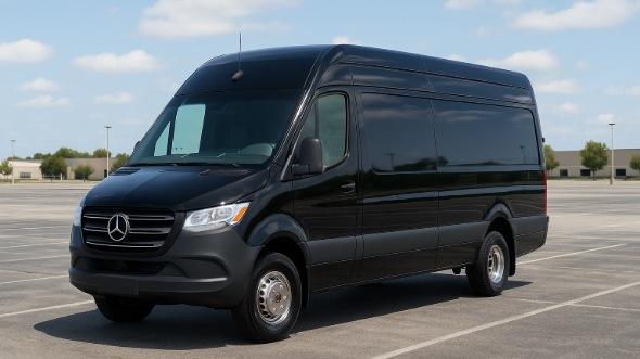 Exterior of Charter Bus Company Fort Lauderdale's Sprinter Van Rental With Driver in Fort Lauderdale